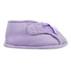 Women's Micro Chenille Adjustable Bootie Slippers