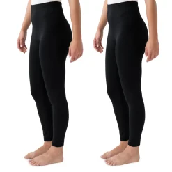 Women's 2-Pair Fleece Lined Leggings