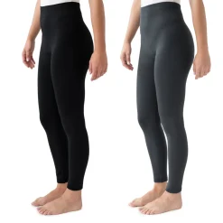 Women's 2-Pair Fleece Lined Leggings