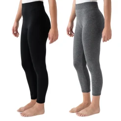 Women's 2-Pair Fleece Lined Leggings