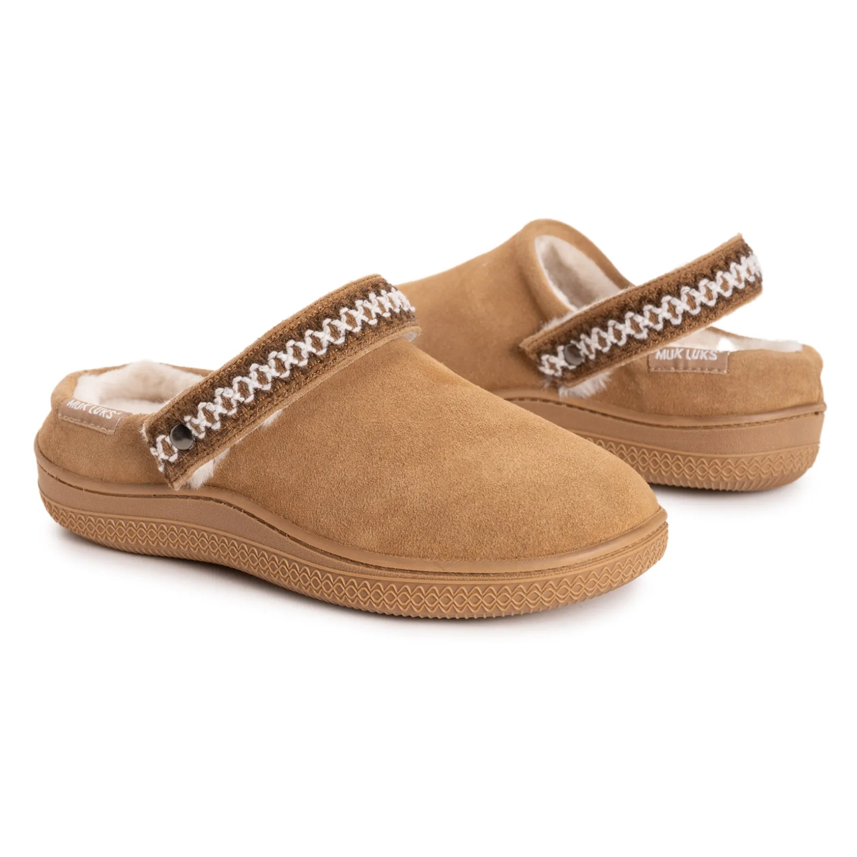 Women's Quianna Luna Clog Suede Slippers