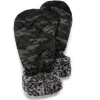 Women's Quilted Frosed Sherpa Mittens