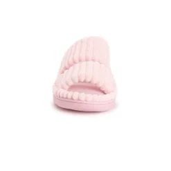 Women's Ribbed Terry Slide Comfort Contour Slipper