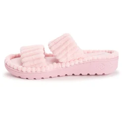 Women's Ribbed Terry Slide Comfort Contour Slipper