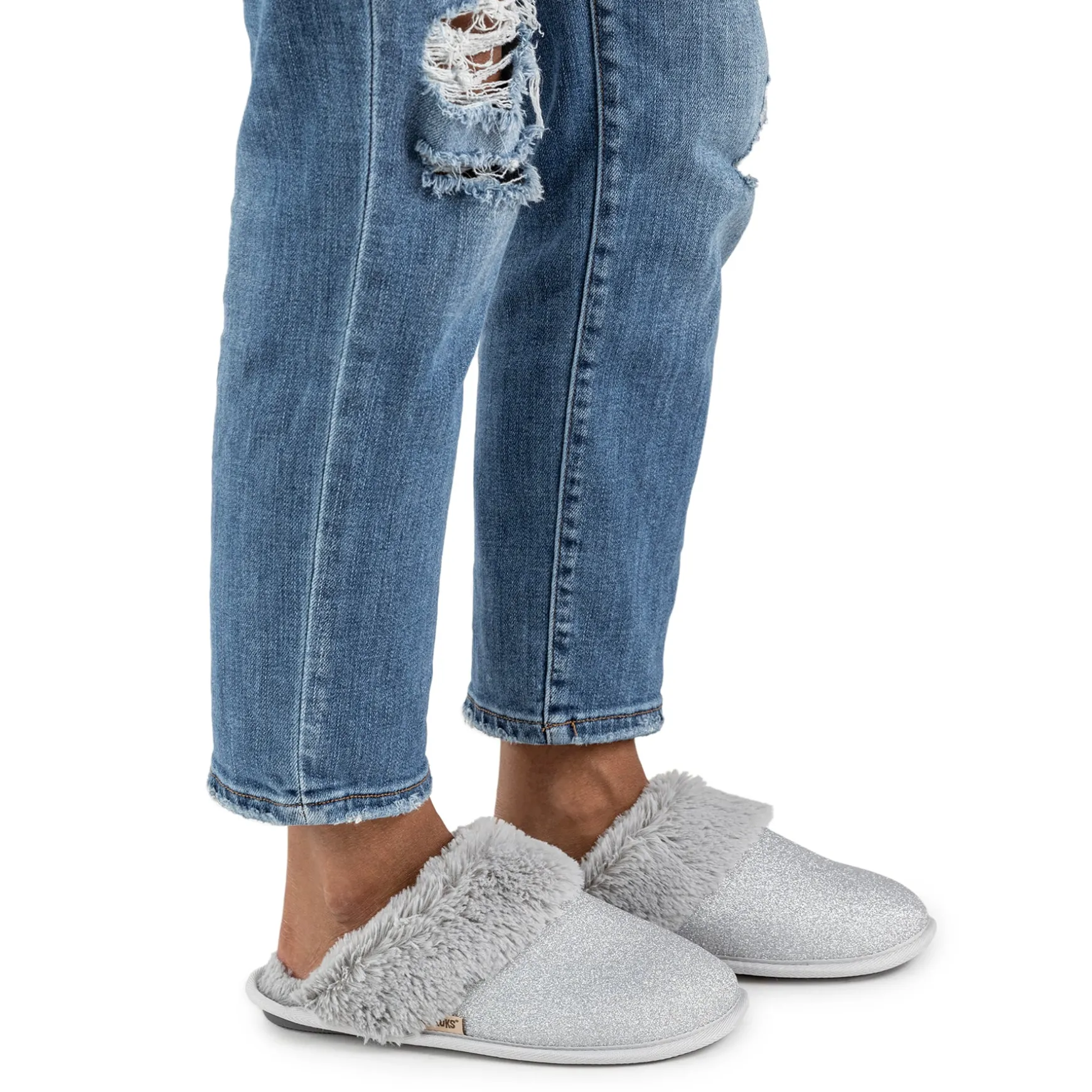 Women's Sparkle Scuff Slippers