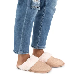Women's Sparkle Scuff Slippers