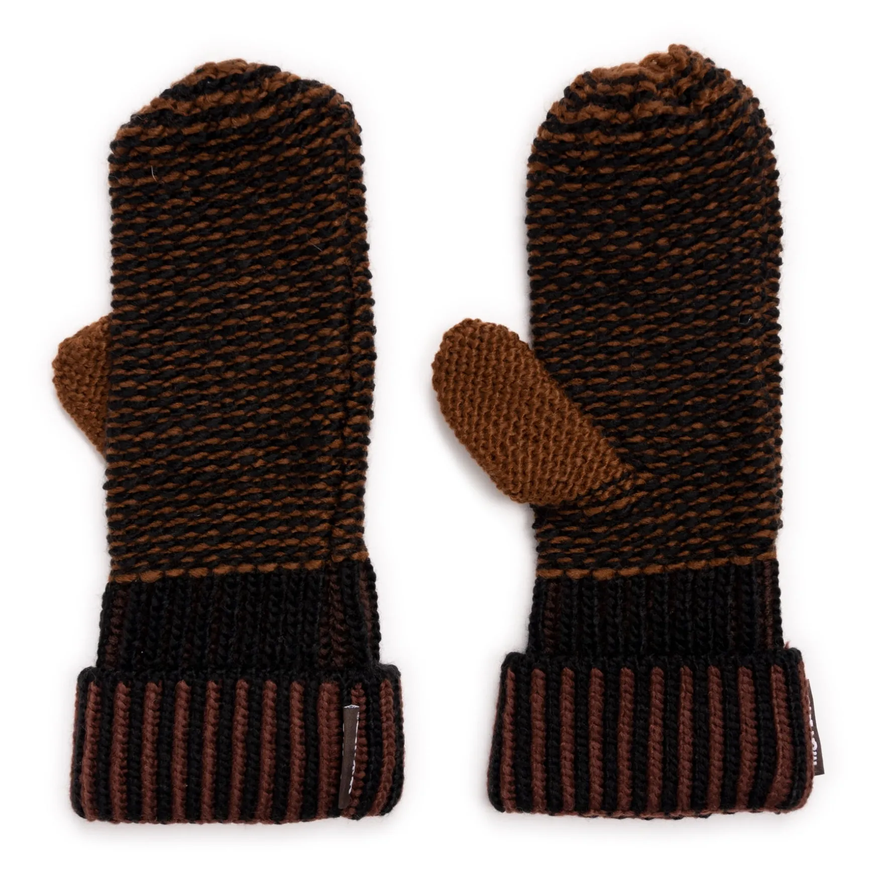 Women's Textured Stripe Mitten