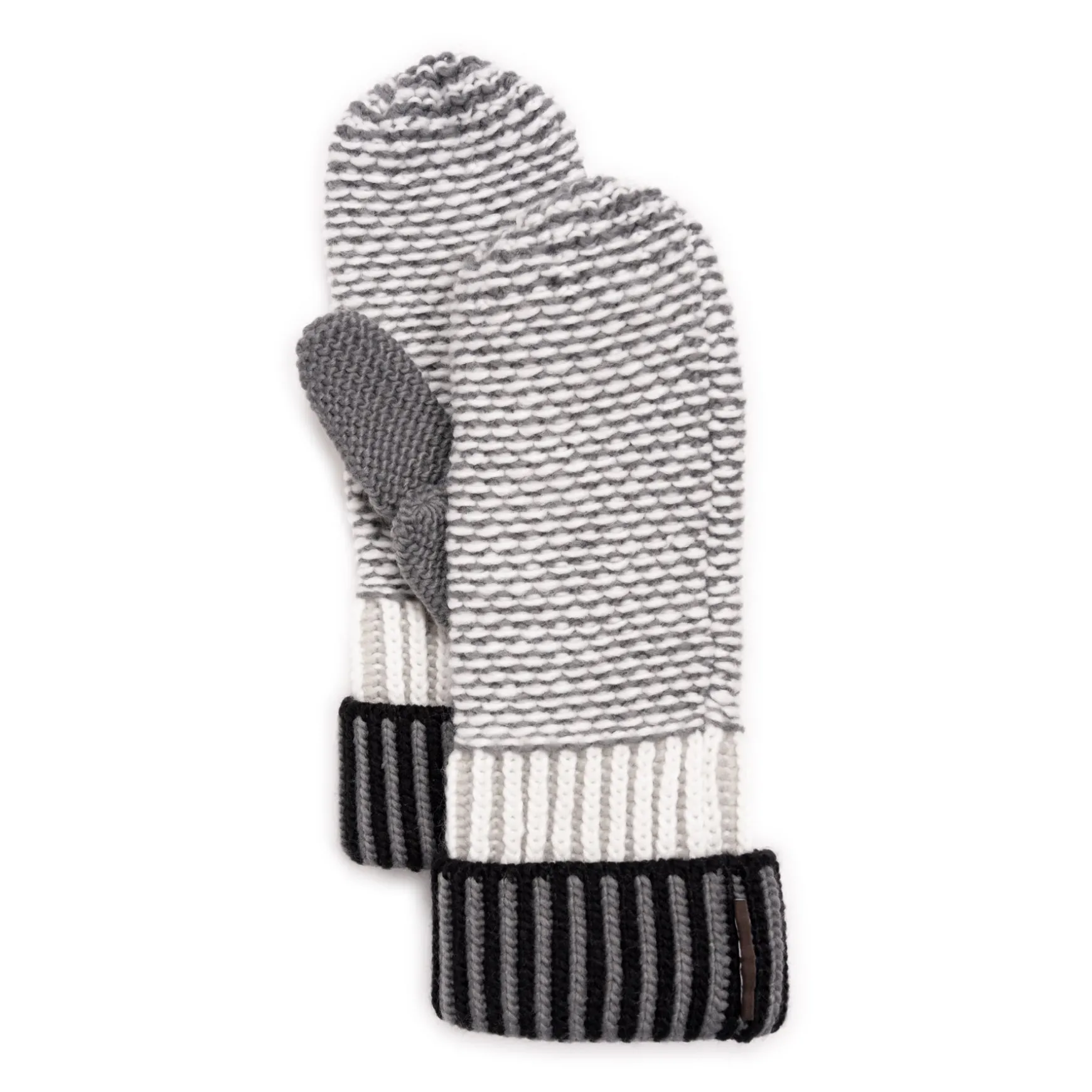 Women's Textured Stripe Mitten