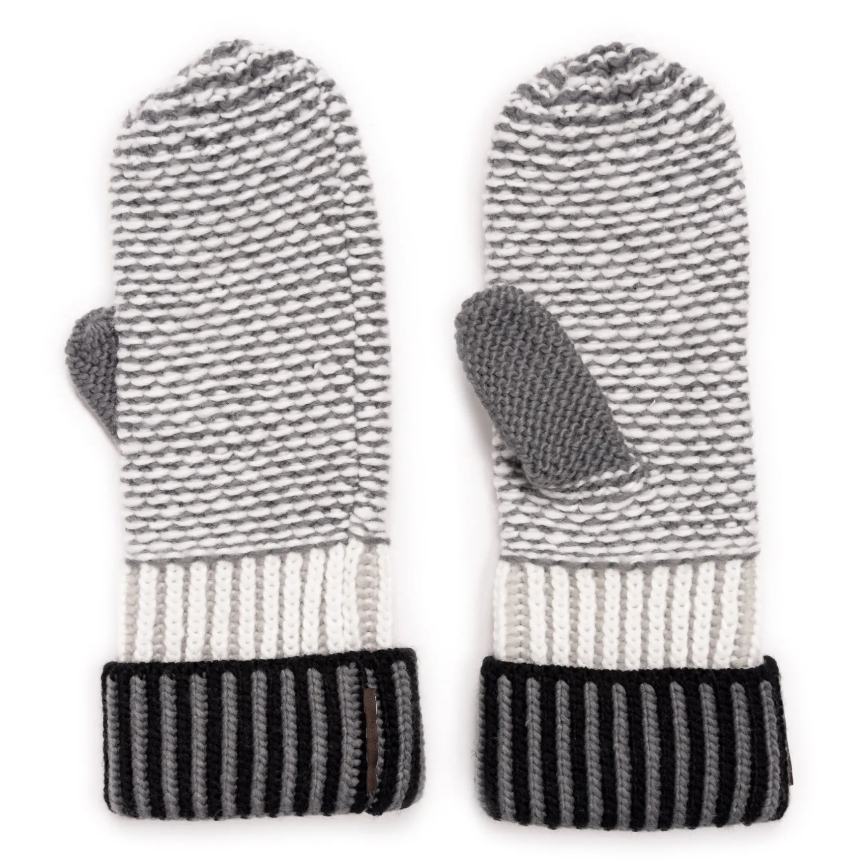 Women's Textured Stripe Mitten